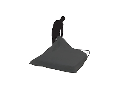 Housse de protection pour matelas 2 places - 100 microns - ON