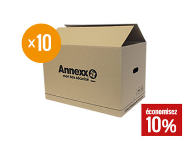 Cartons De Déménagement Solides En Tissu Oxford - 52x38x18 Cm - Poignées Et Fermeture Éclair - Pour Rangement Et Transport