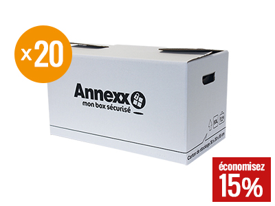 Cartons réutilisables lot de 20